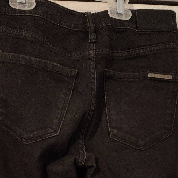 Women's New Kylie And Kendall Black Jeans Hi Waist Distressed Perfectly Stretch - Picture 4 of 10